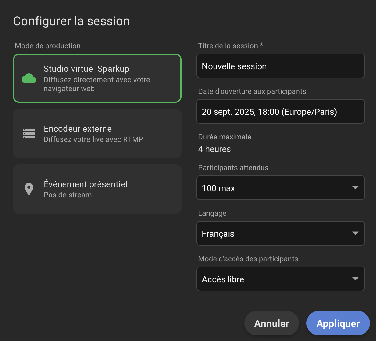 creation de session.png